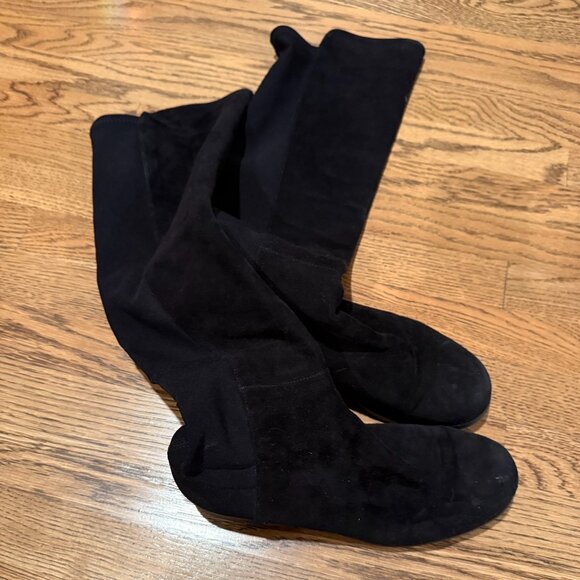 Stuart Weitzman suede 5050 knee high boots, size 7 - Picture 1 of 3